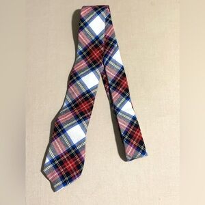 J. Crew Crewcuts Tartan Tie 100% Cotton 52”L NEW 2.5”
